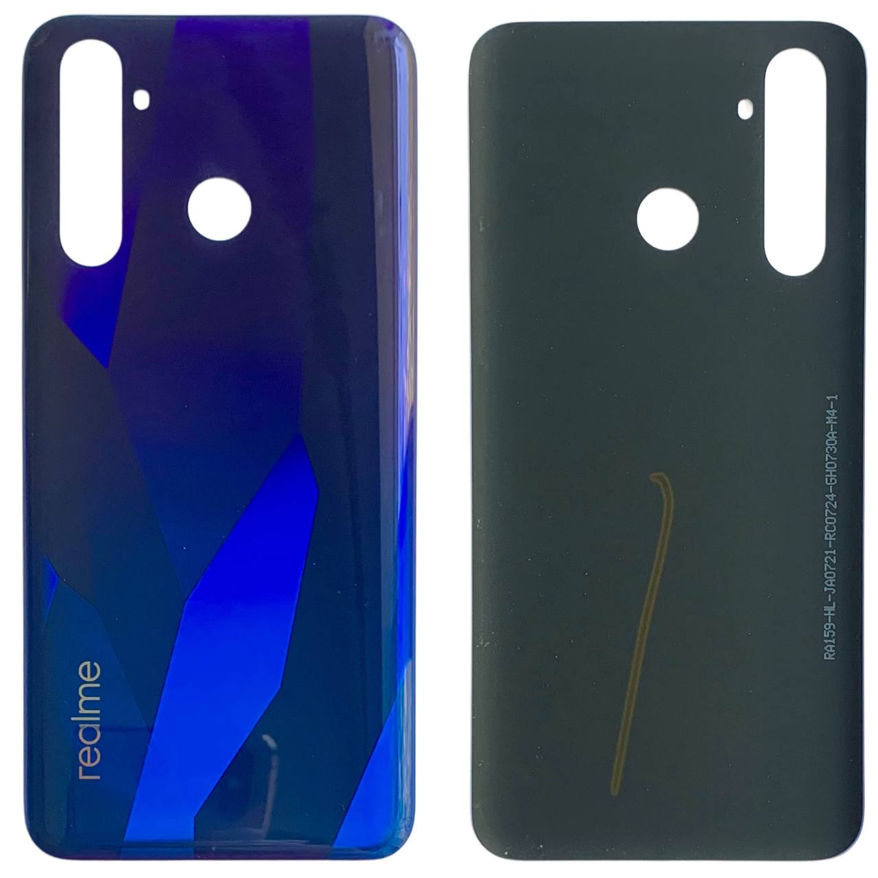 Задня кришка Realme 5 | Realme 5 Pro blue (без скла камери)