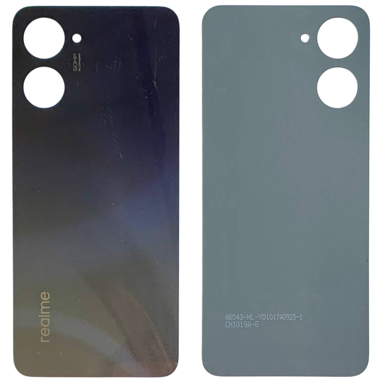 Задня кришка Realme 10 4G black (без скла камери)