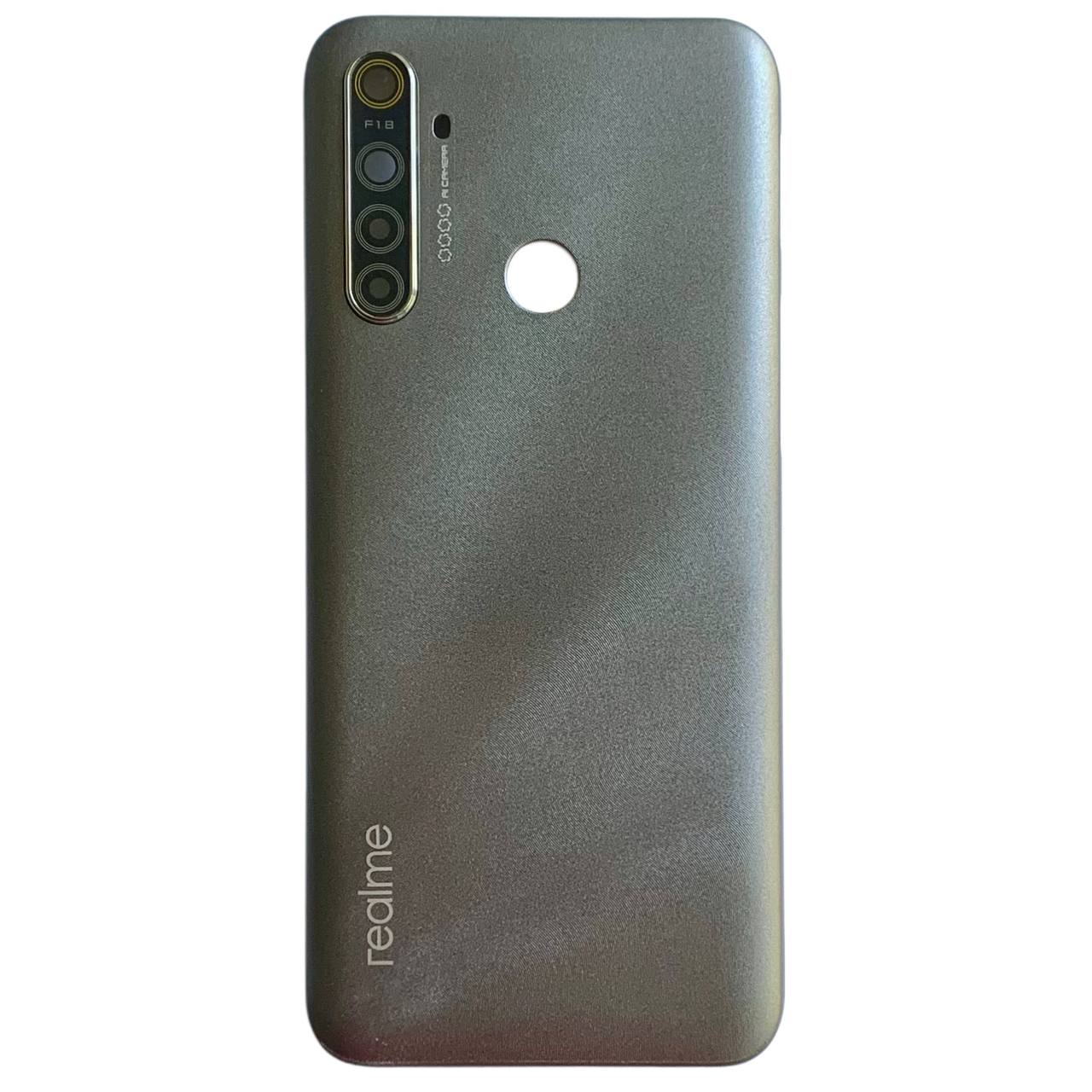 Задня кришка Realme 5i gray (зі склом камери)
