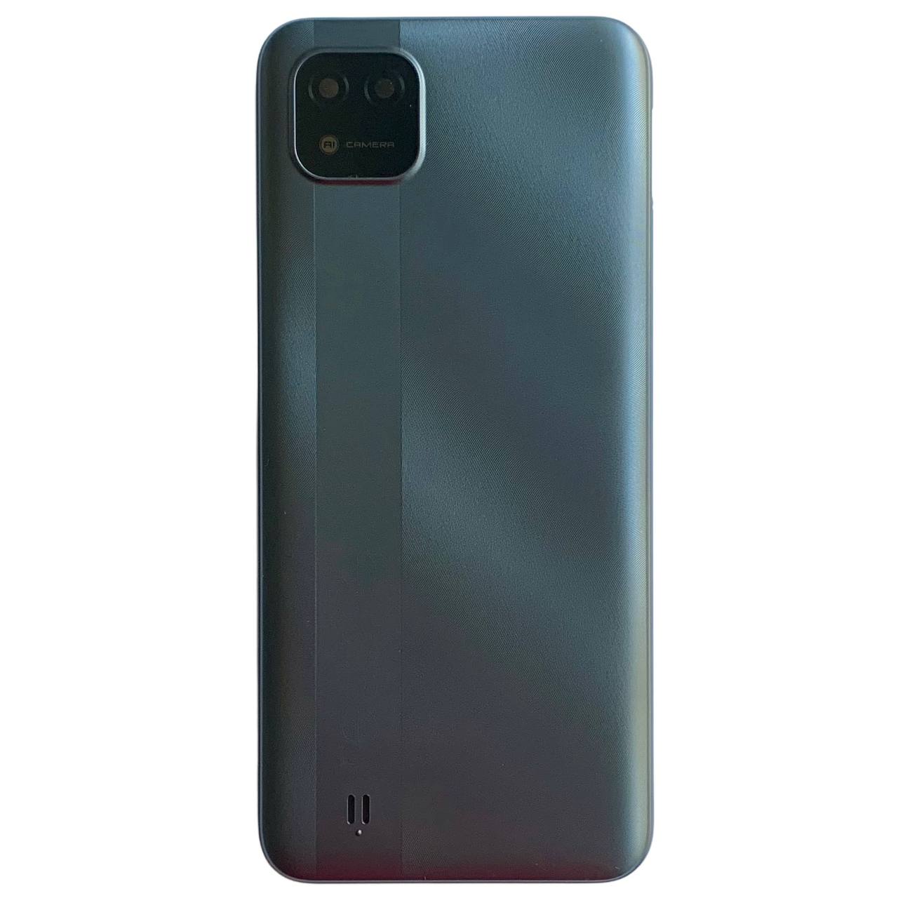 Задняя крышка Realme C20 black (со стеклом камеры)