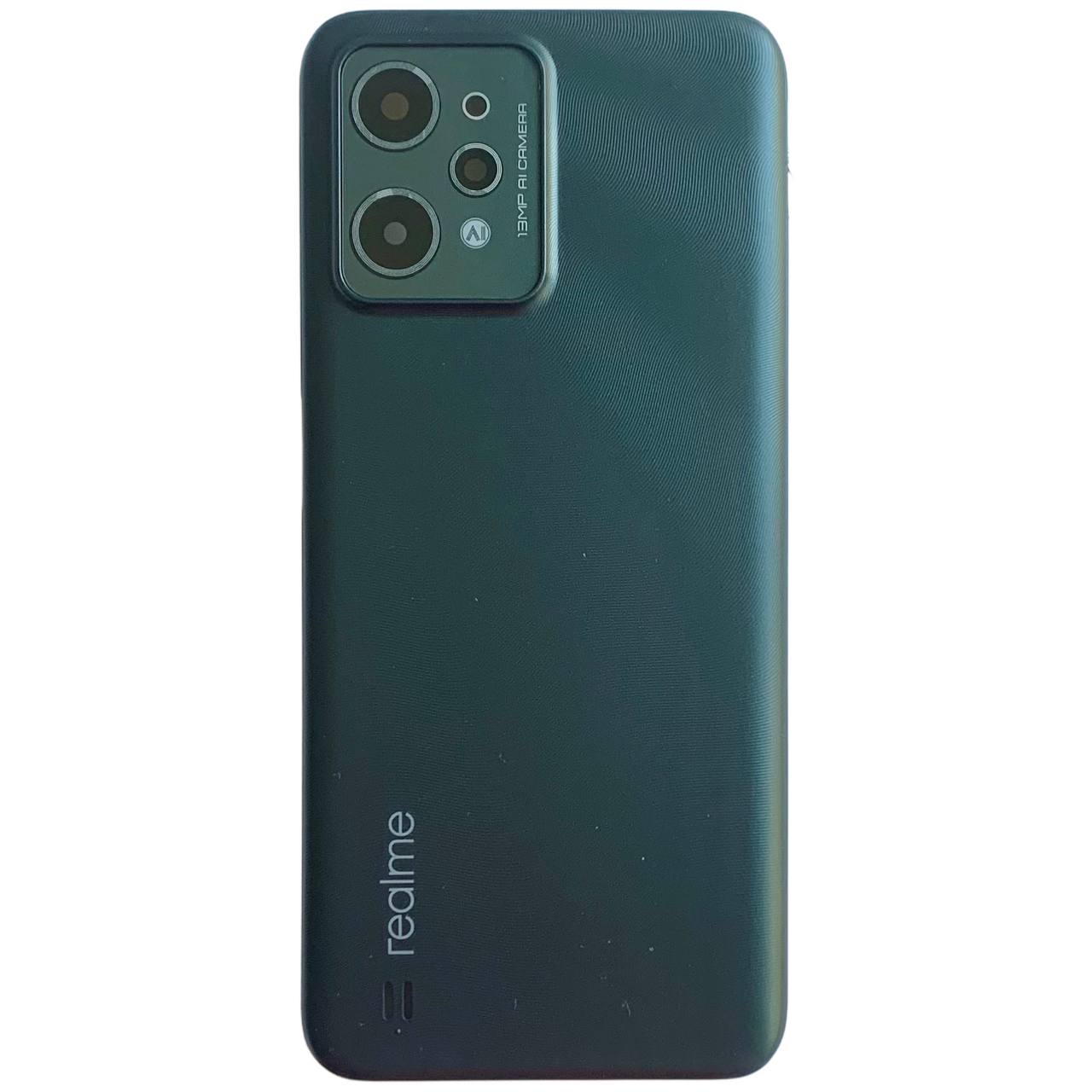 Задня кришка Realme C31 black (без скла камери)