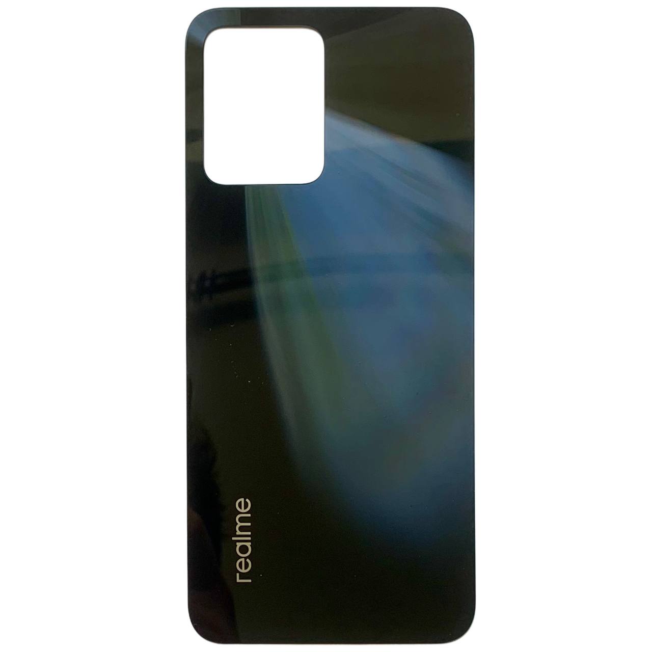 Задня кришка Realme C35 black (без скла камери)