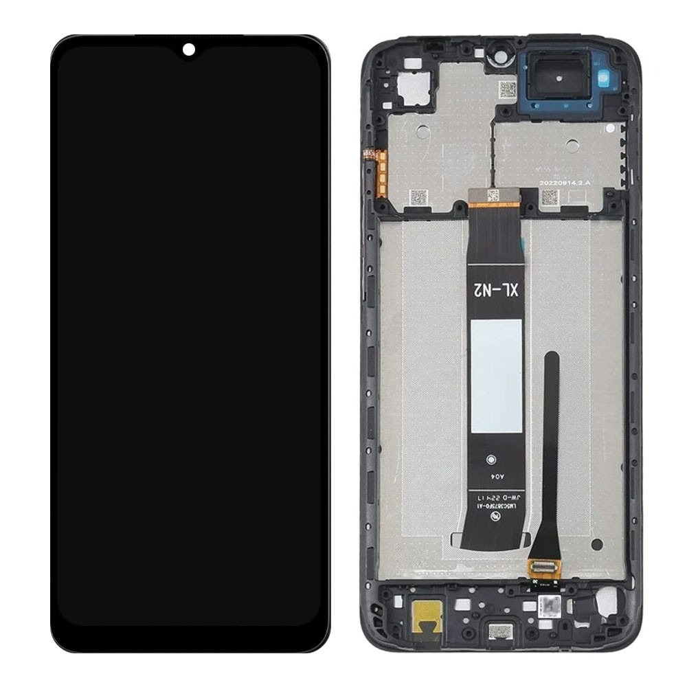 Дисплей Xiaomi Redmi A1 | A1 Plus | Redmi A2 | A2 Plus | Poco C50 black, з рамкою, Original (PRC)