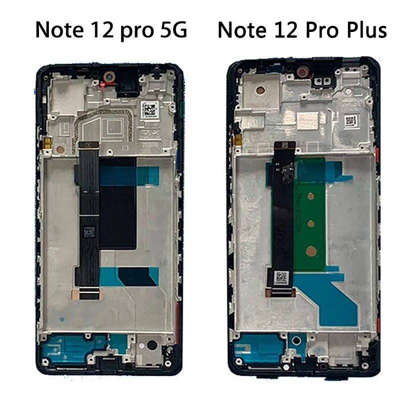 Дисплей Xiaomi Redmi Note 12 Pro 5G black, з рамкою, OLED
