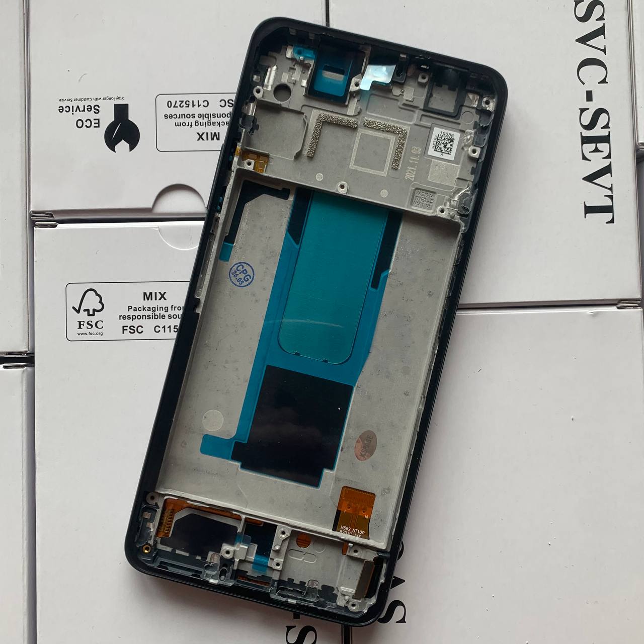 Дисплей Xiaomi Redmi Note 11 Pro Plus 5G black, с рамкой, Hard OLED