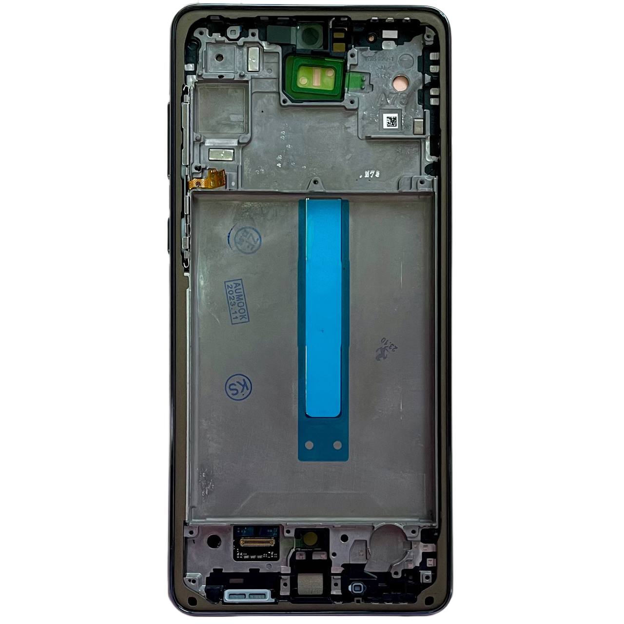 Дисплей Samsung A736 Galaxy A73 2022 black, з рамкою, OLED (вузькі рамки)