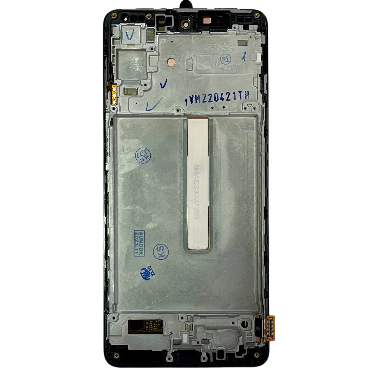 Дисплей Samsung M536 Galaxy M53 5G 2022 black, з рамкою, Hard OLED