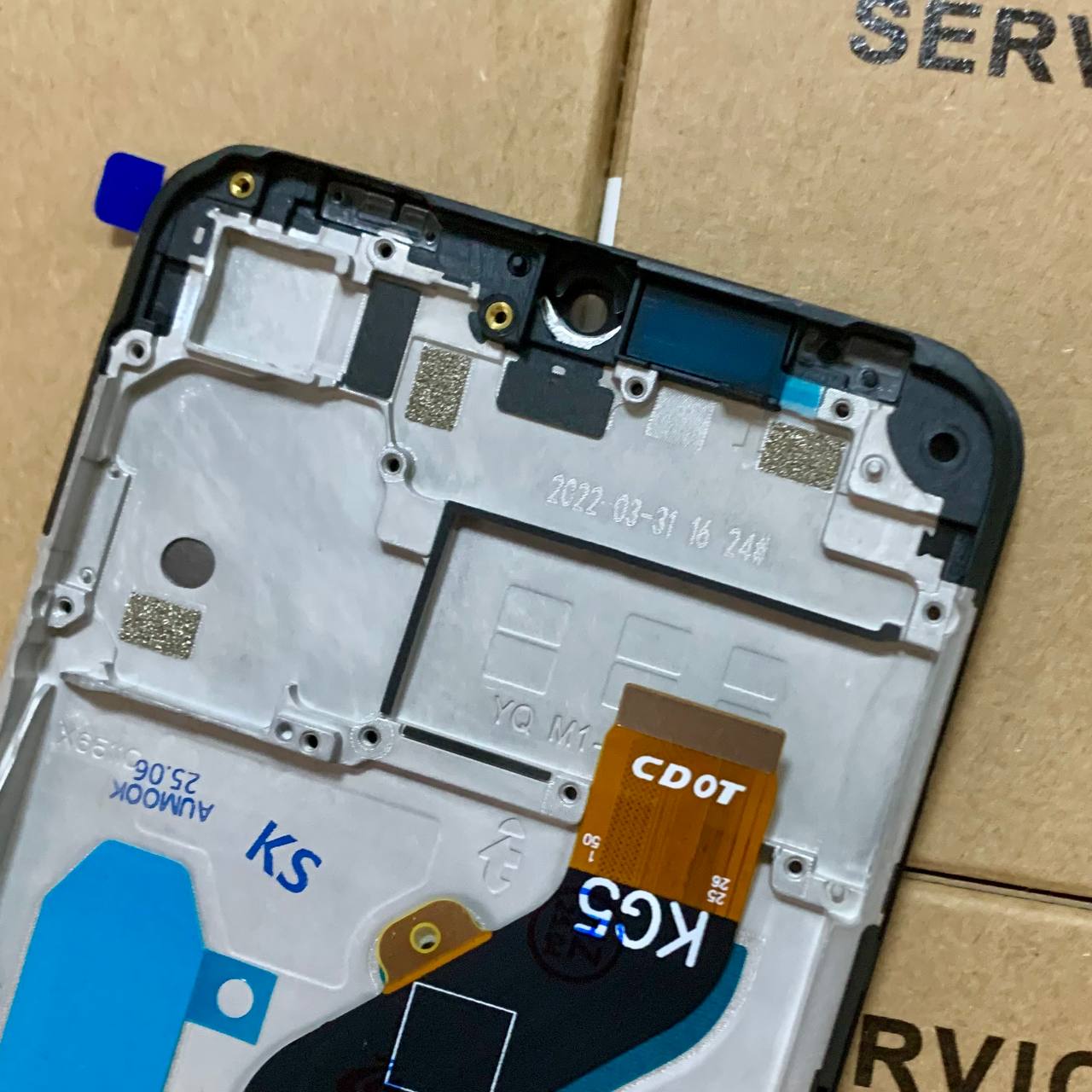 Дисплей Infinix Smart 6 black, з рамкою, Original (PRC)