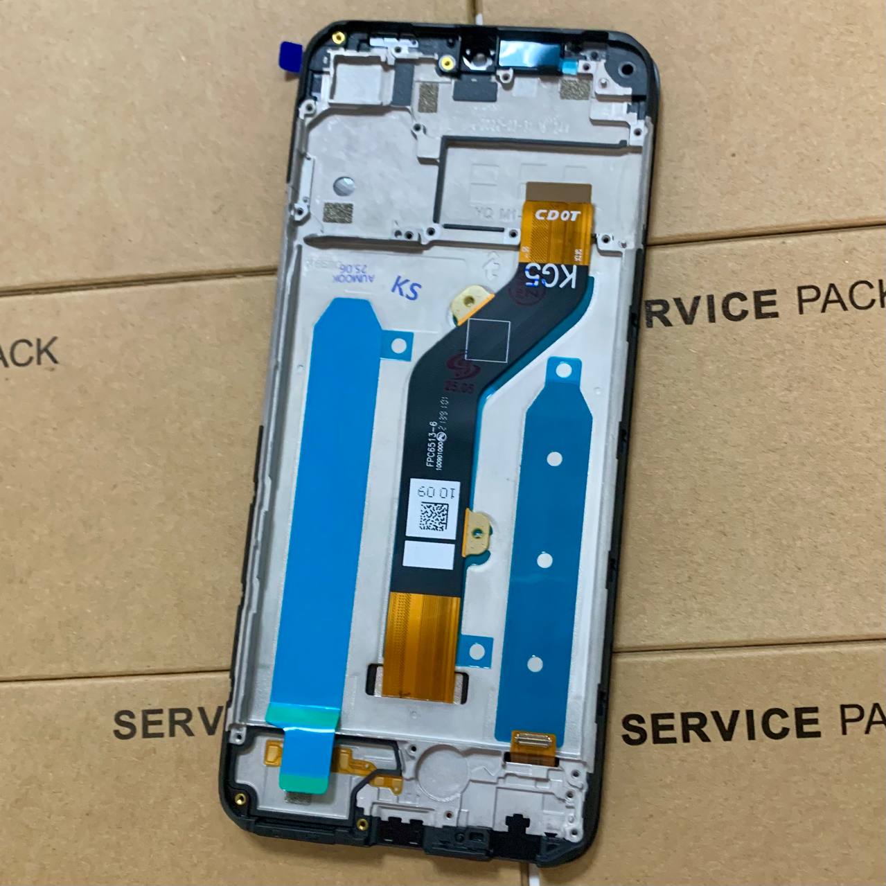 Дисплей Infinix Smart 6 black, з рамкою, Original (PRC)
