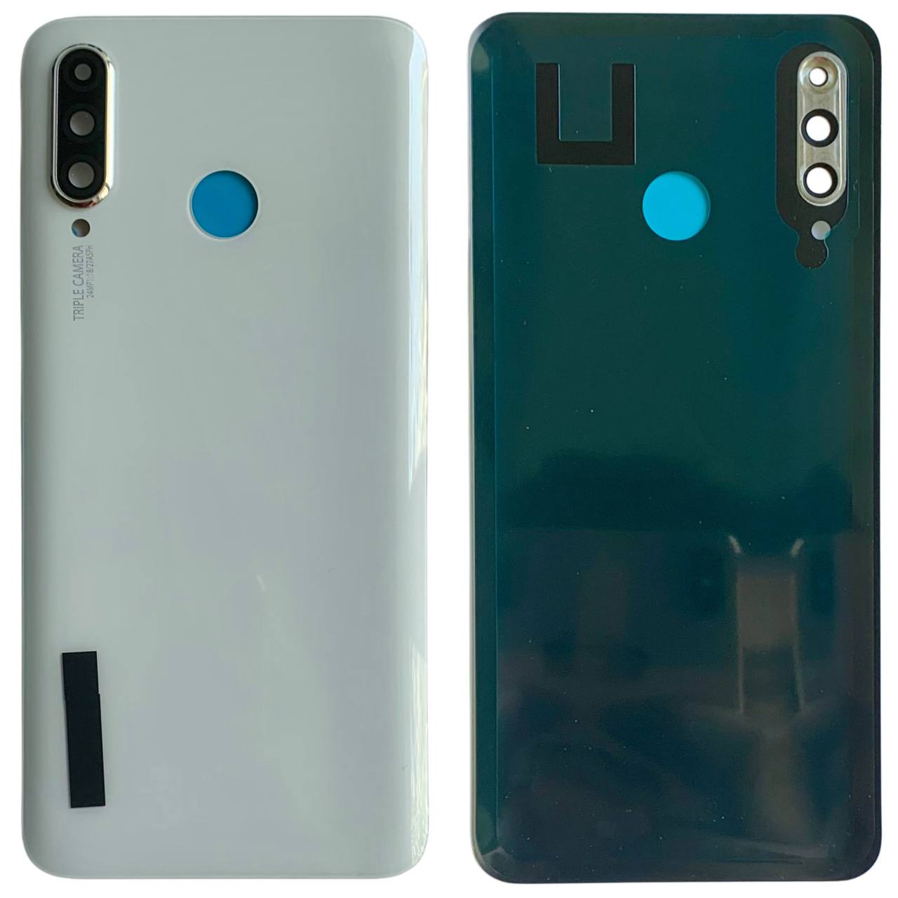 Задня кришка Huawei P30 Lite | Nova 4e pearl white 24MP (зі склом камери)