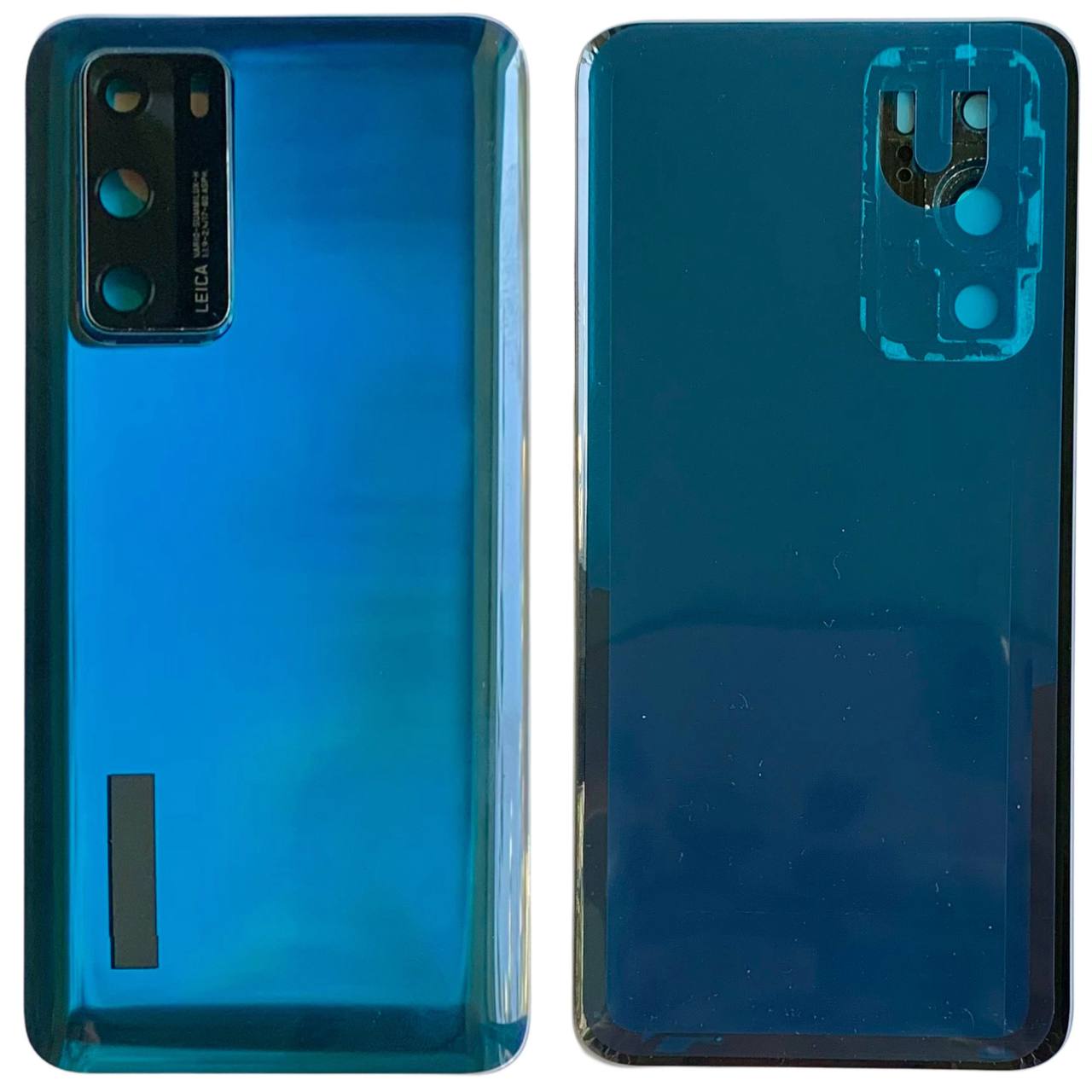 Задня кришка Huawei P40 blue (зі склом камери)