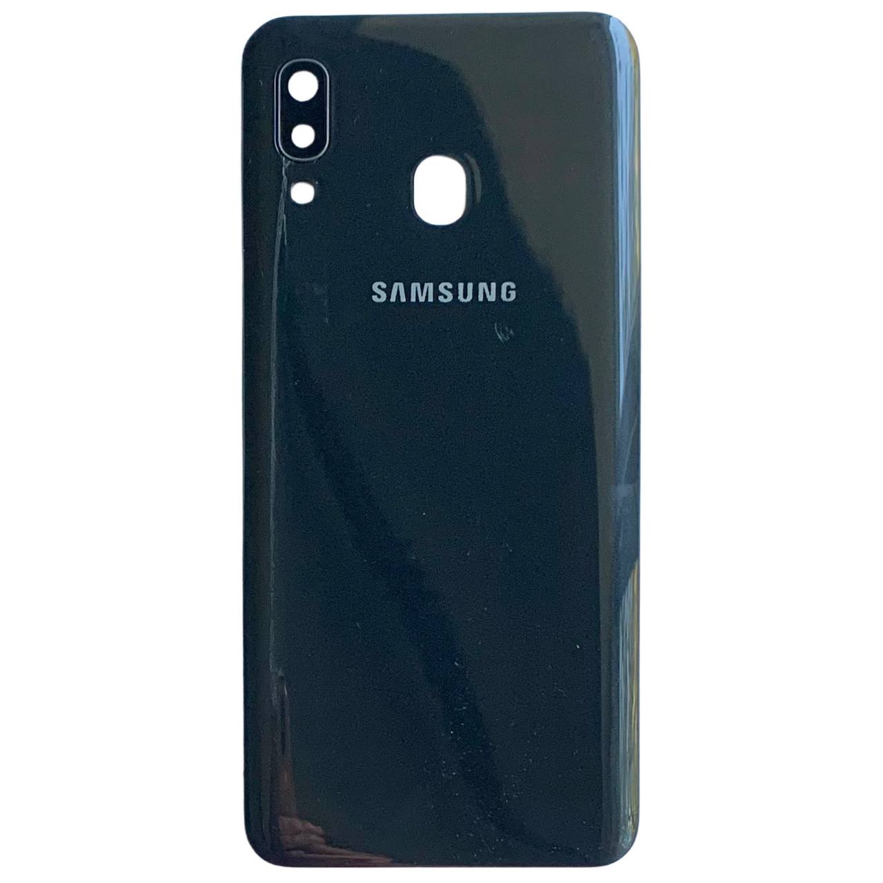 Задняя крышка Samsung A305 Galaxy A30 2019 black (со стеклом камеры)
