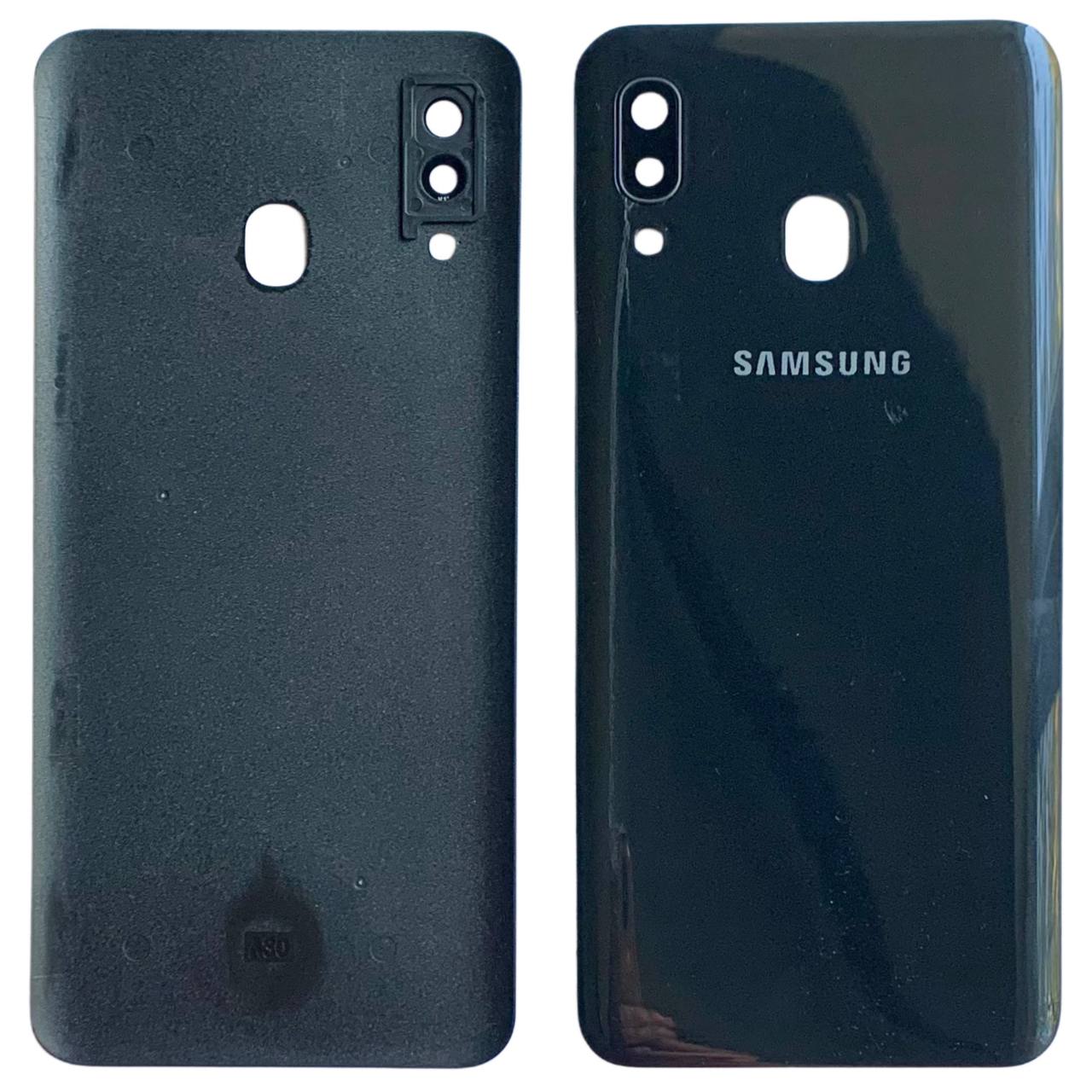 Задняя крышка Samsung A305 Galaxy A30 2019 black (со стеклом камеры)