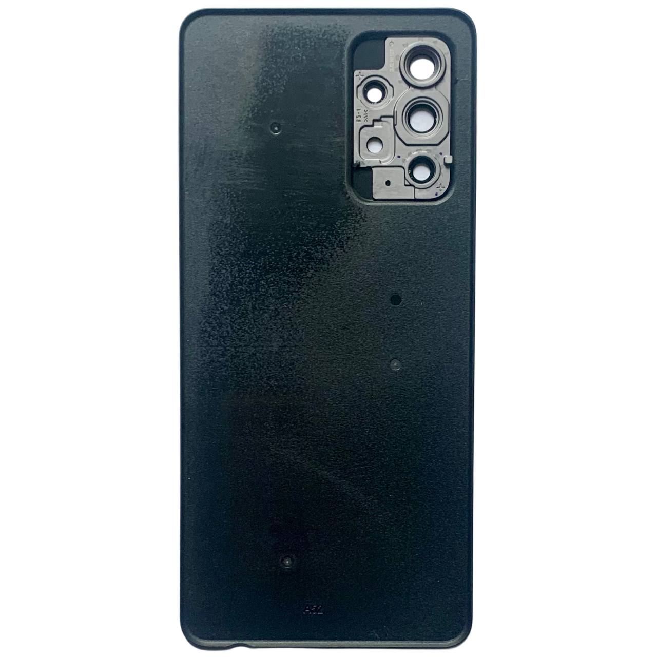 Задня кришка Samsung A525 | A528 Galaxy A52 2021 black (зі склом камери)
