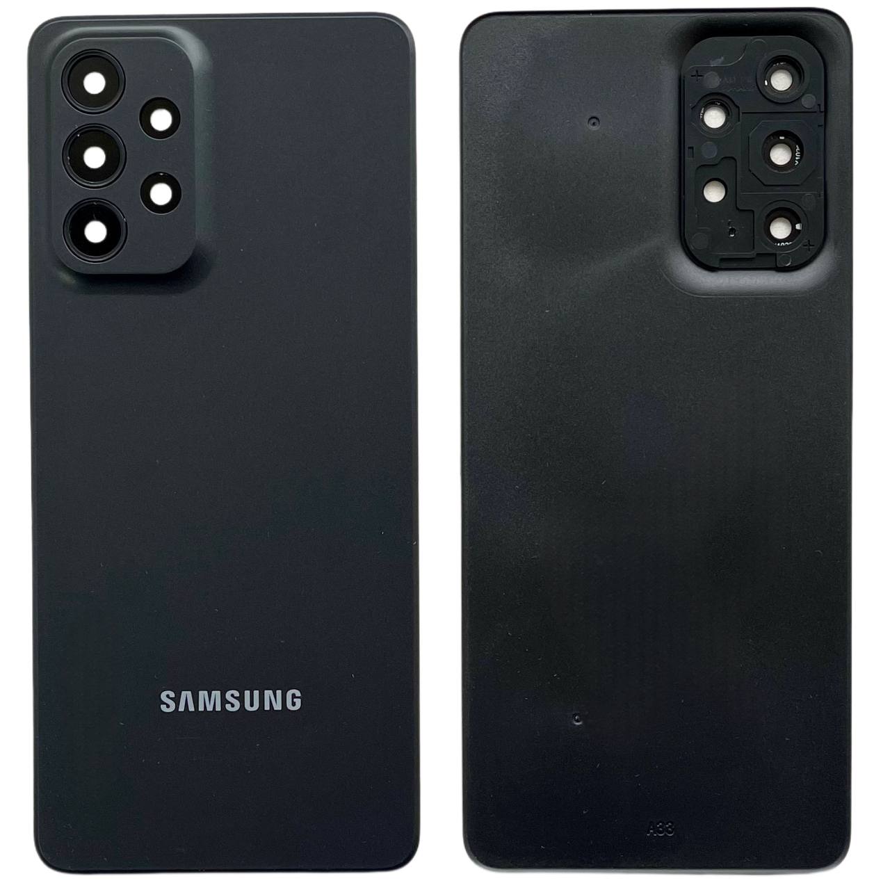 Задня кришка Samsung A336 Galaxy A33 (5G) 2022 black (зі склом камери)