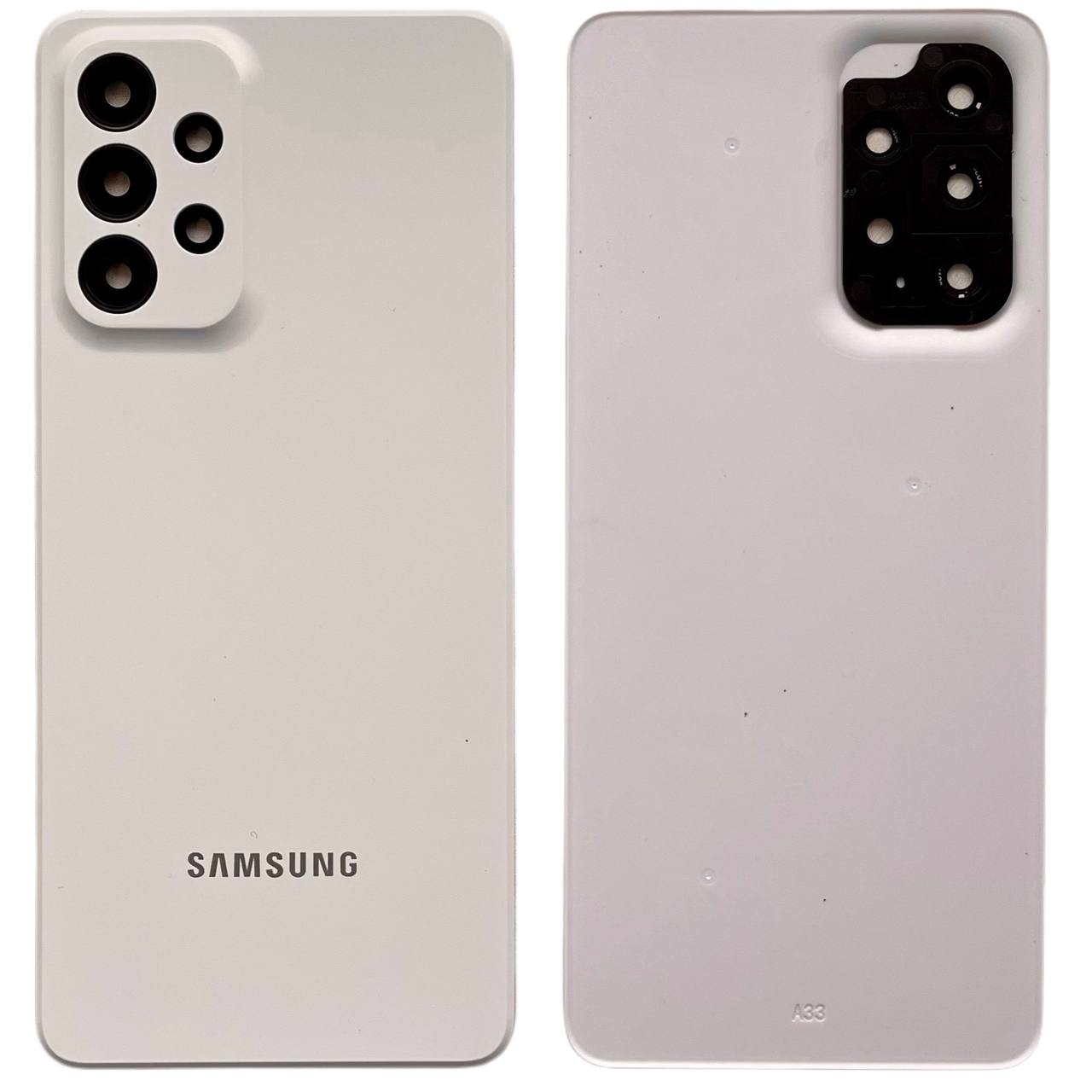 Задня кришка Samsung A336 Galaxy A33 (5G) 2022 white (зі склом камери)