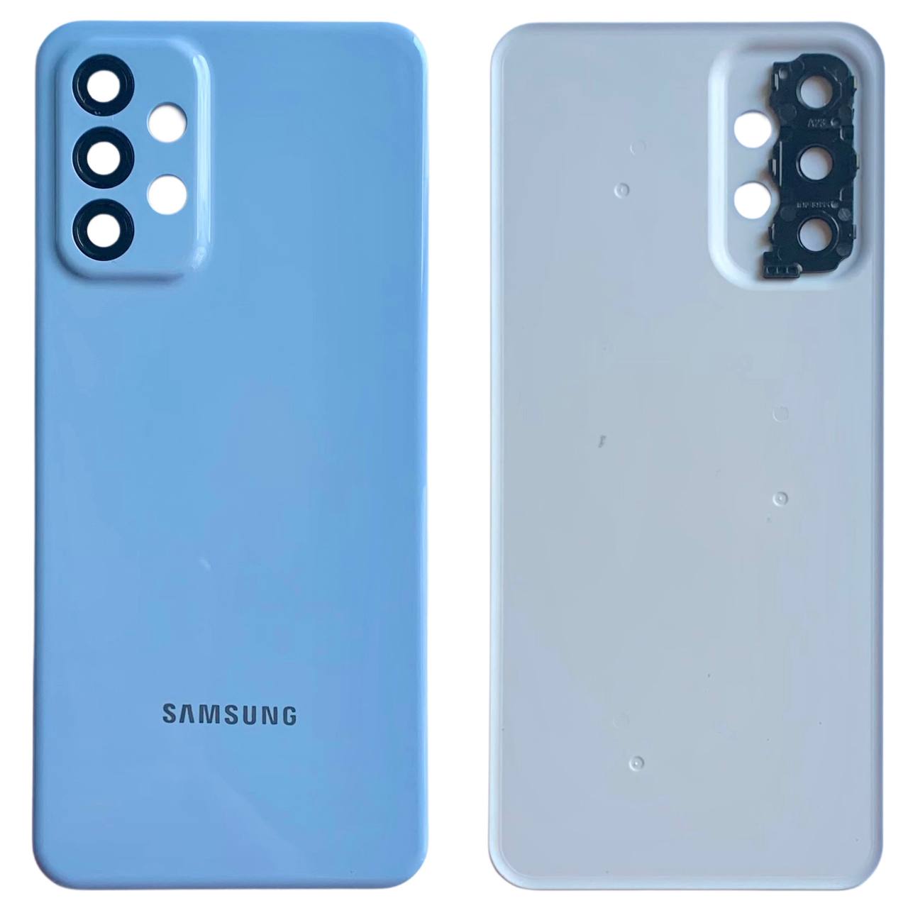 Задняя крышка Samsung A235 Galaxy A23 2022 blue (со стеклом камеры)