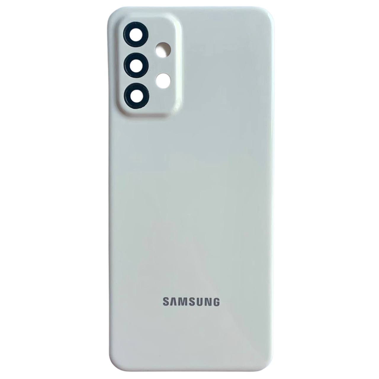 Задняя крышка Samsung A235 Galaxy A23 2022 white (со стеклом камеры)