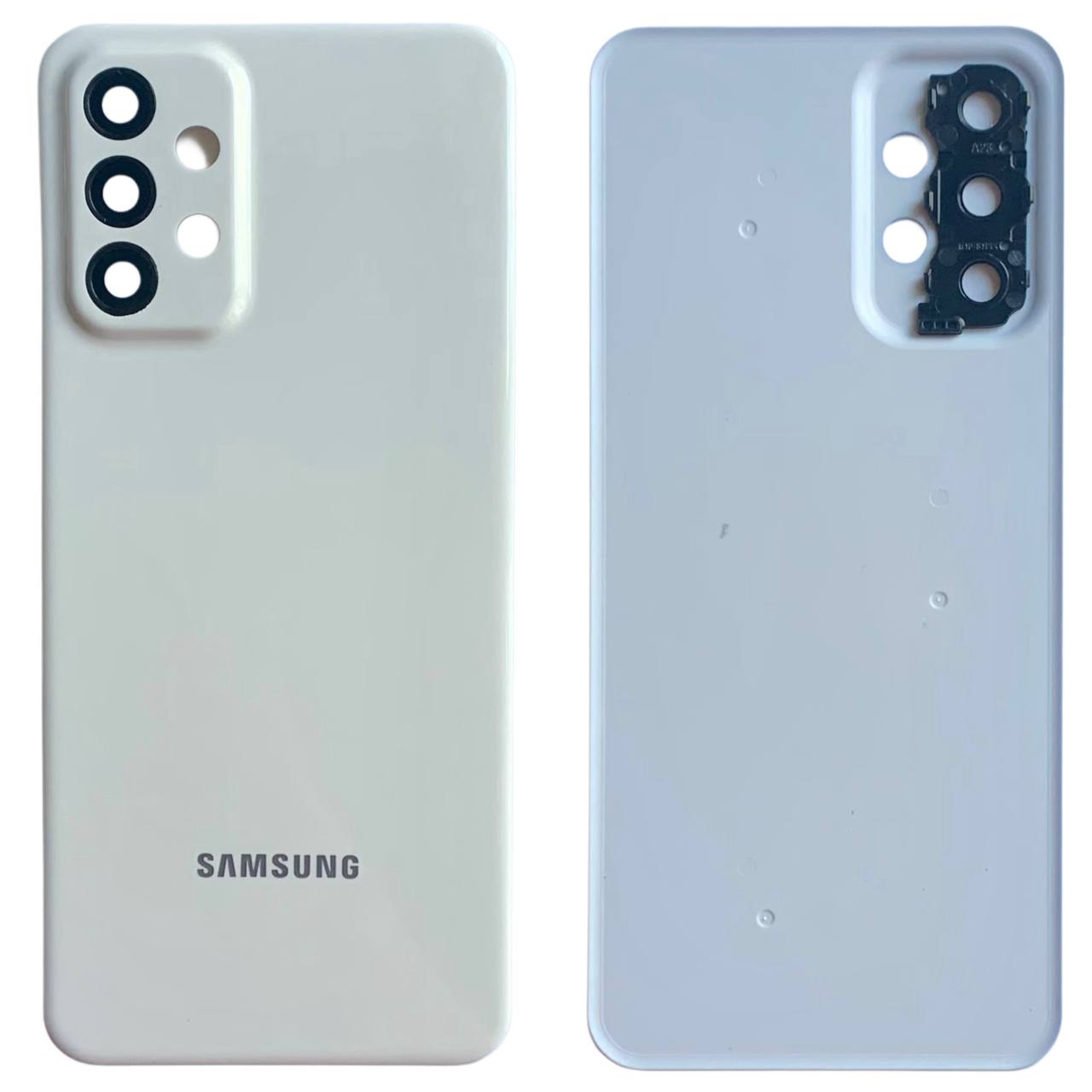 Задняя крышка Samsung A235 Galaxy A23 2022 white (со стеклом камеры)