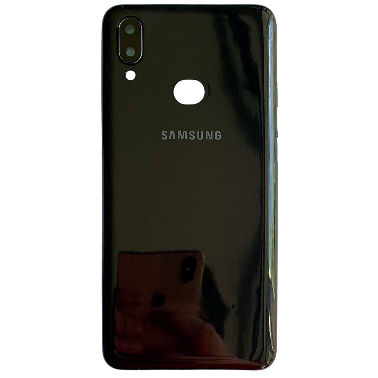 Задняя крышка Samsung A107 Galaxy A10s 2019 black (со стеклом камеры)