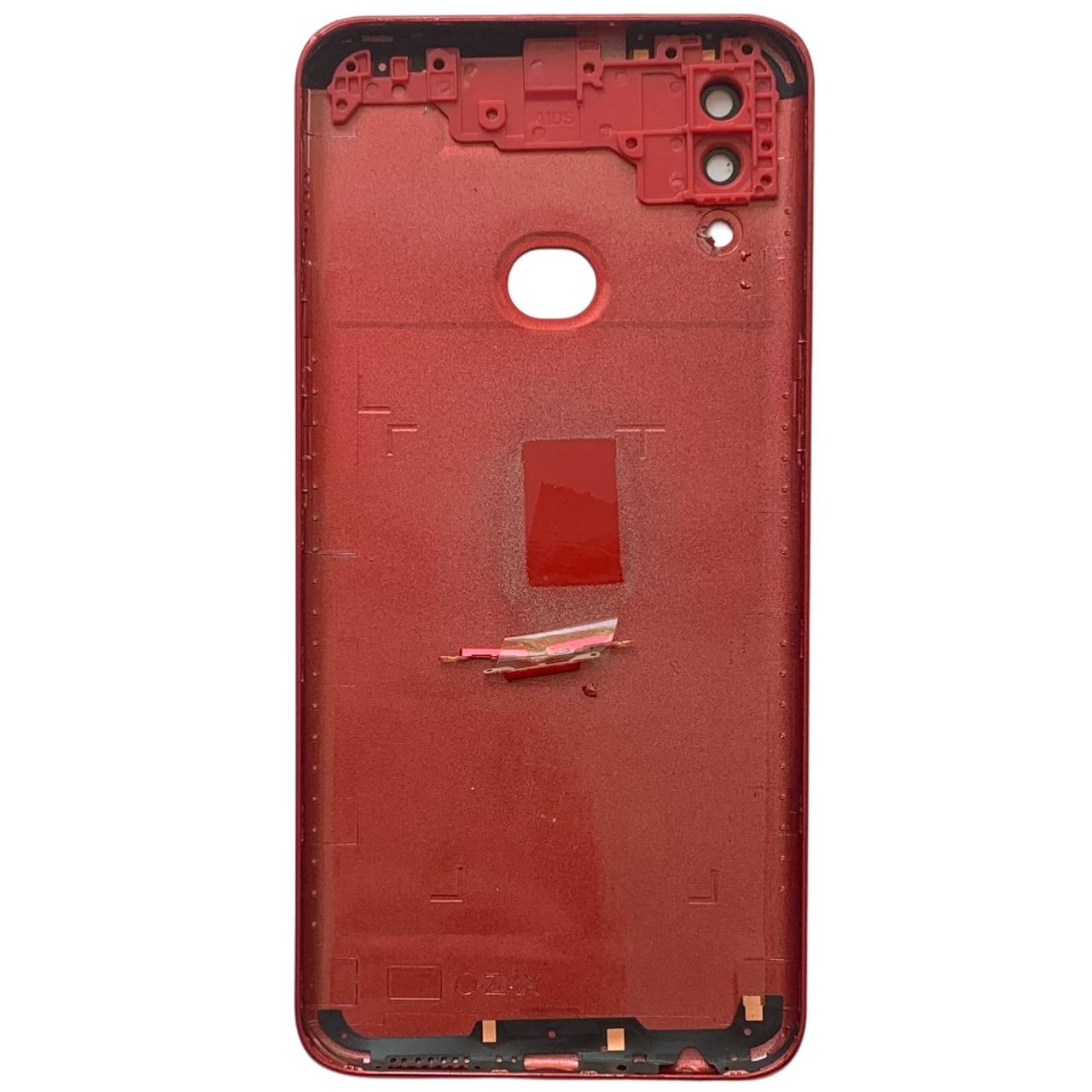 Задня кришка Samsung A107 Galaxy A10s 2019 red (зі склом камери)