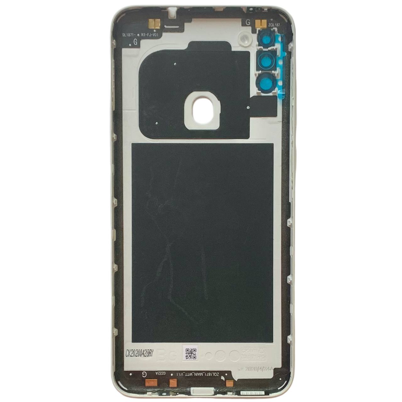 Задняя крышка Samsung A115 | M115 Galaxy A11 | M11 2020 white (со стеклом камеры)