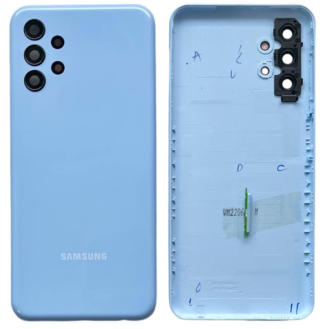 Задня кришка Samsung A135 | A137 Galaxy A13 2022 blue (зі склом камери)