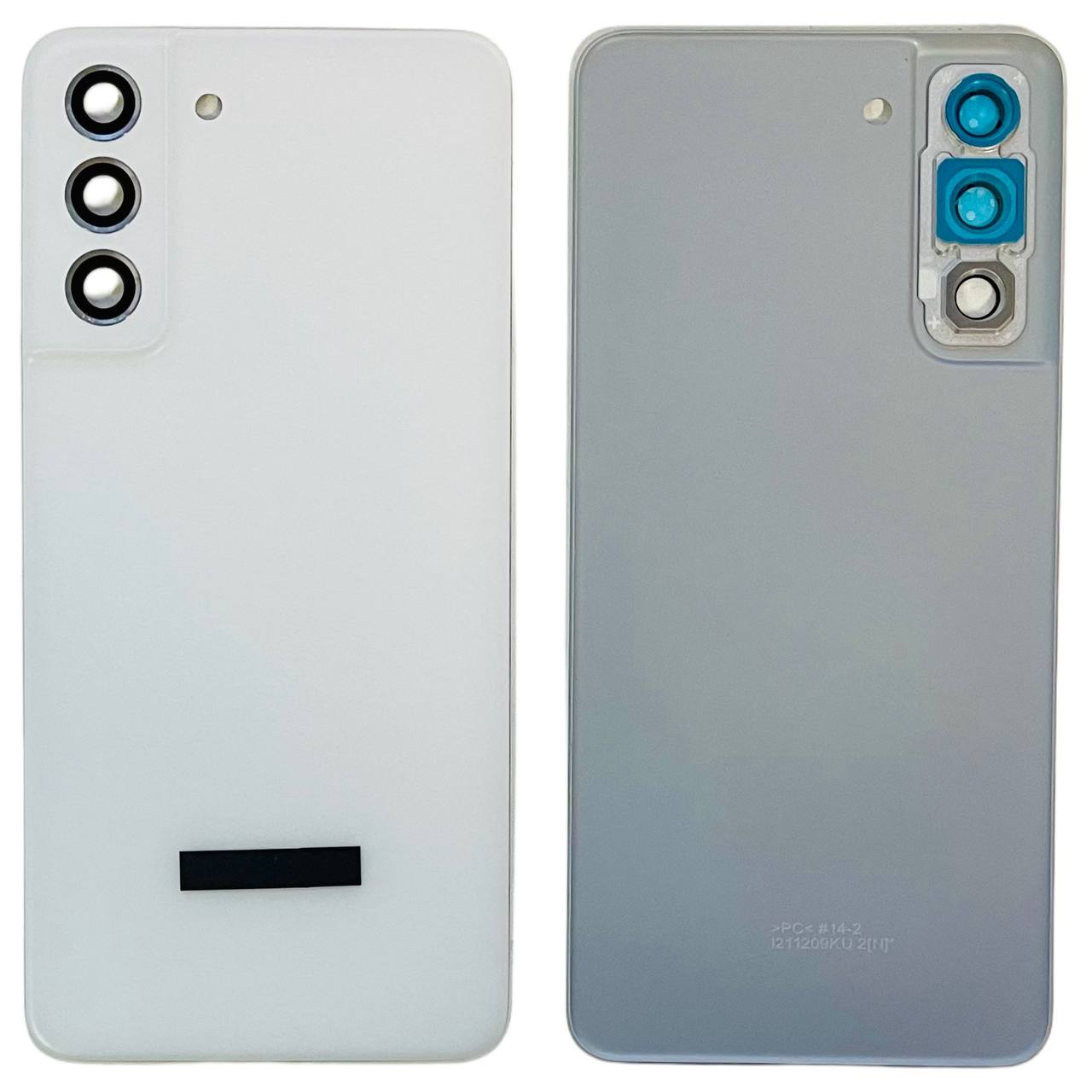 Задня кришка Samsung G990 Galaxy S21 FE white (зі склом камери)