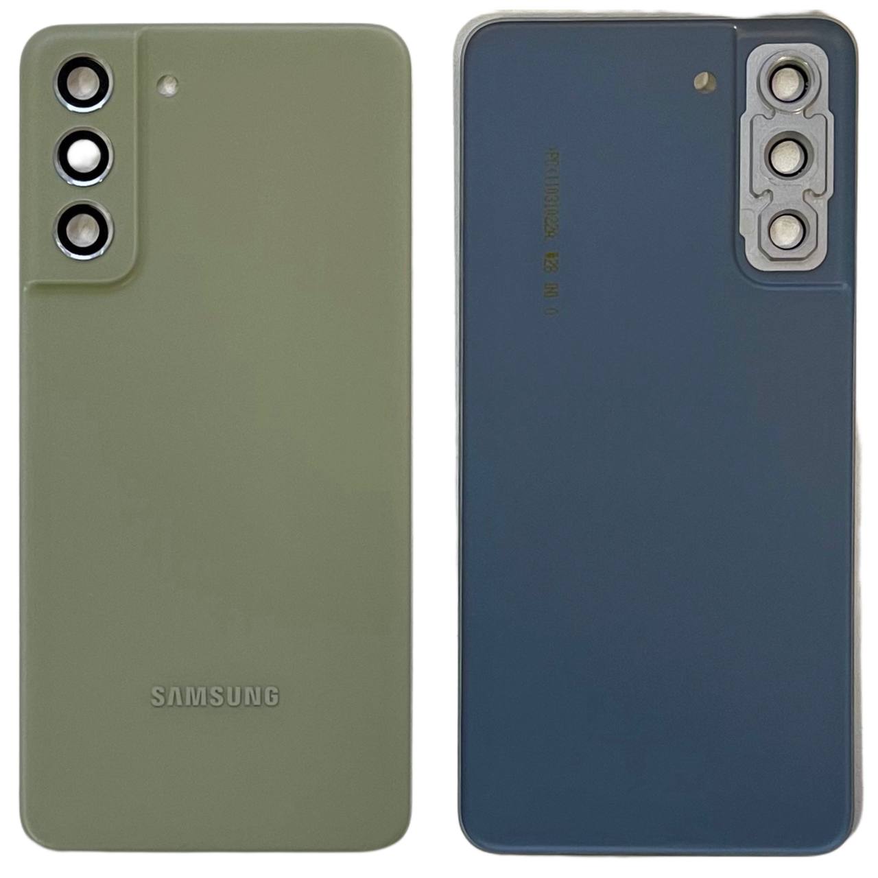 Задня кришка Samsung G990 Galaxy S21 FE olive (зі склом камери)