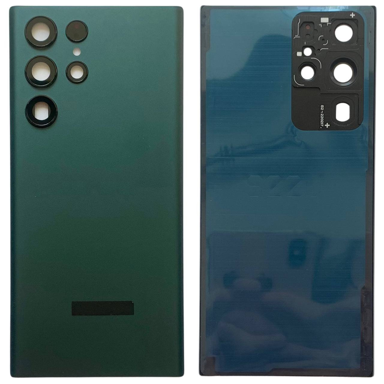Задня кришка Samsung S908 Galaxy S22 Ultra 5G green (зі склом камери)