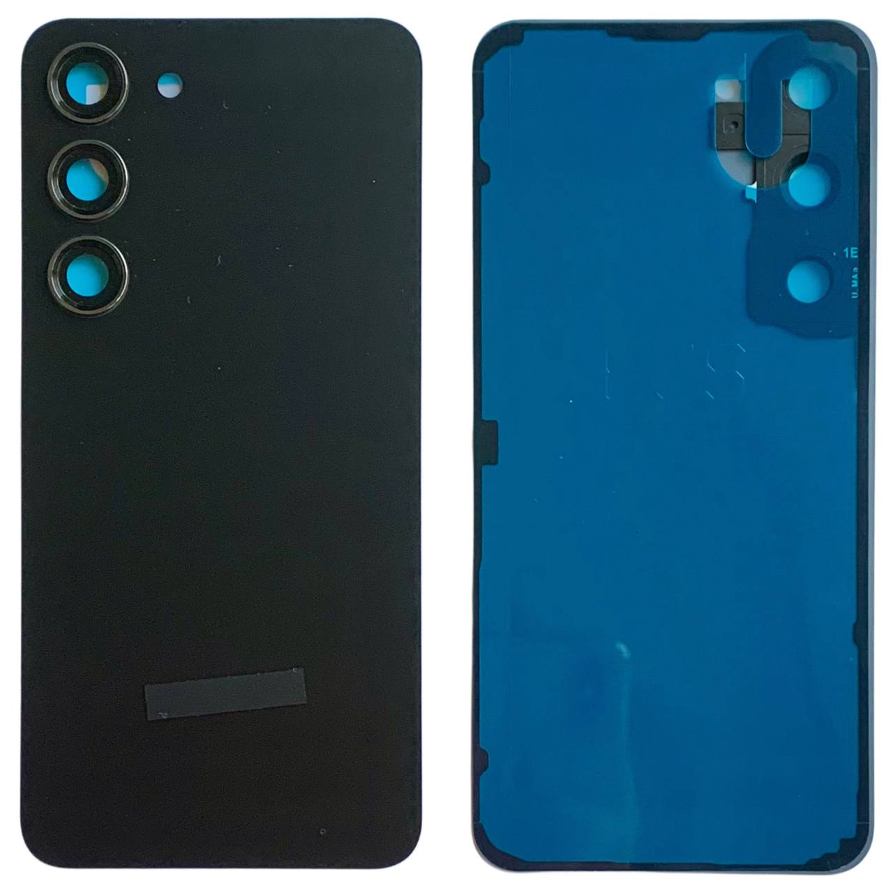 Задня кришка Samsung S911 Galaxy S23 black (зі склом камери)