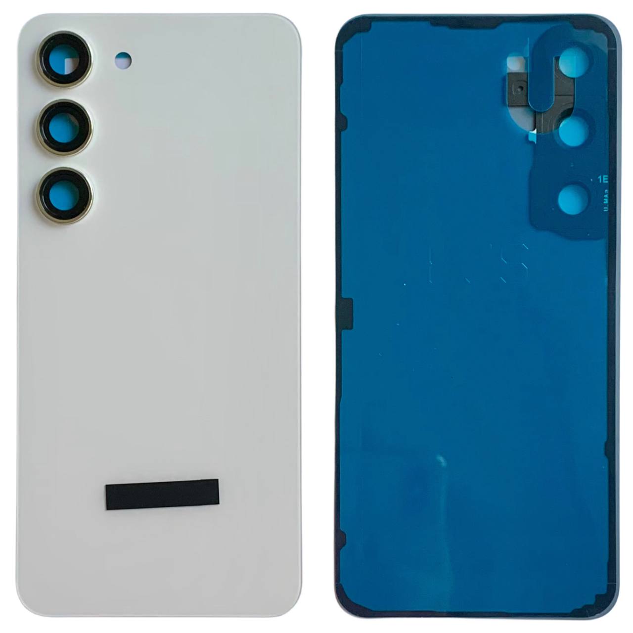 Задня кришка Samsung S911 Galaxy S23 white (зі склом камери)