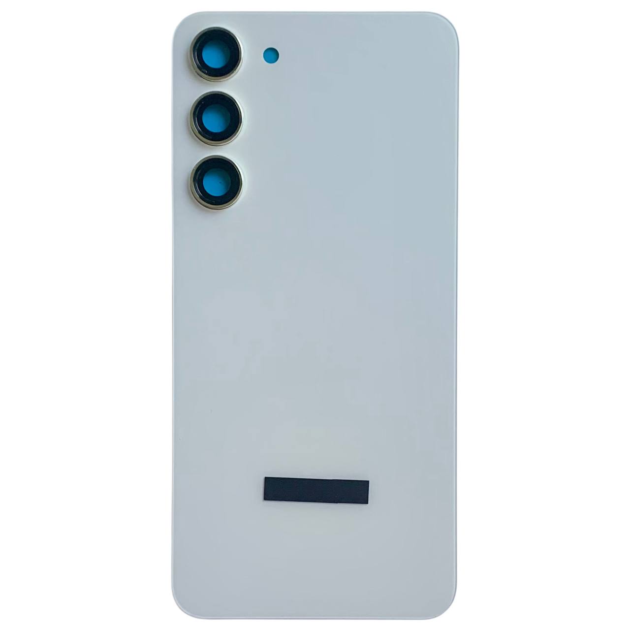 Задня кришка Samsung S916 Galaxy S23 Plus white (зі склом камери)