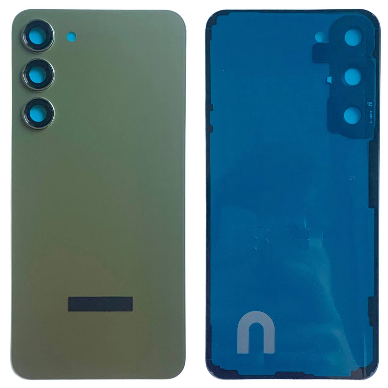Задня кришка Samsung S916 Galaxy S23 Plus green (зі склом камери)
