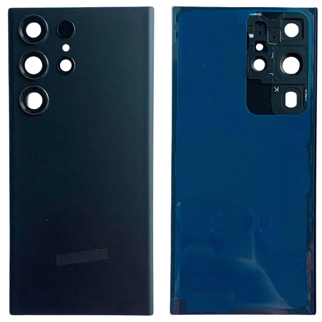 Задня кришка Samsung S918 Galaxy S23 Ultra black (зі склом камери)