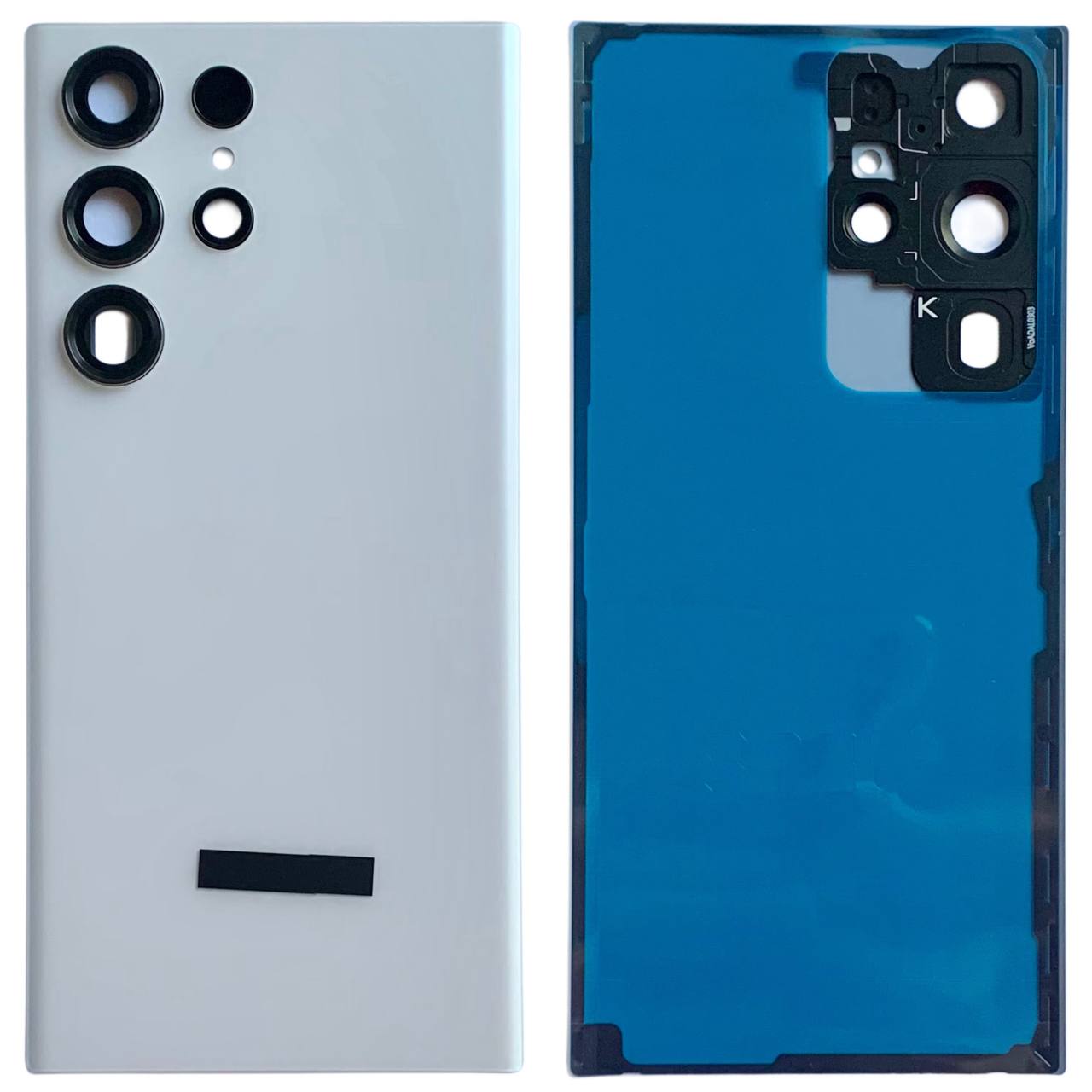 Задня кришка Samsung S918 Galaxy S23 Ultra white (зі склом камери)