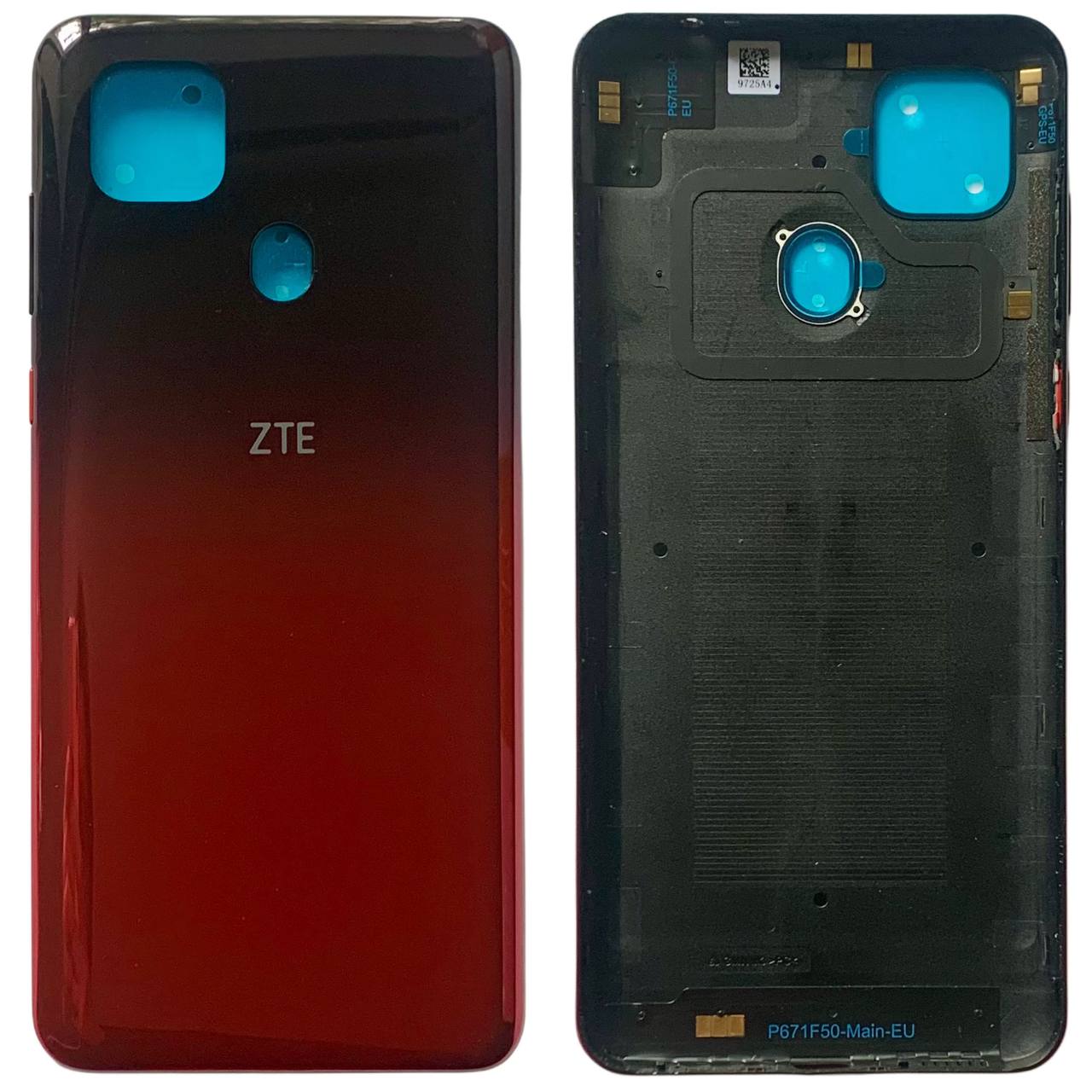 Задня кришка ZTE Blade 20 Smart 4G red (без скла камери)