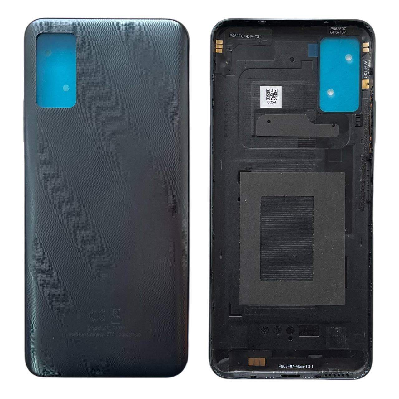 Задня кришка ZTE Blade A71 black (без скла камери)
