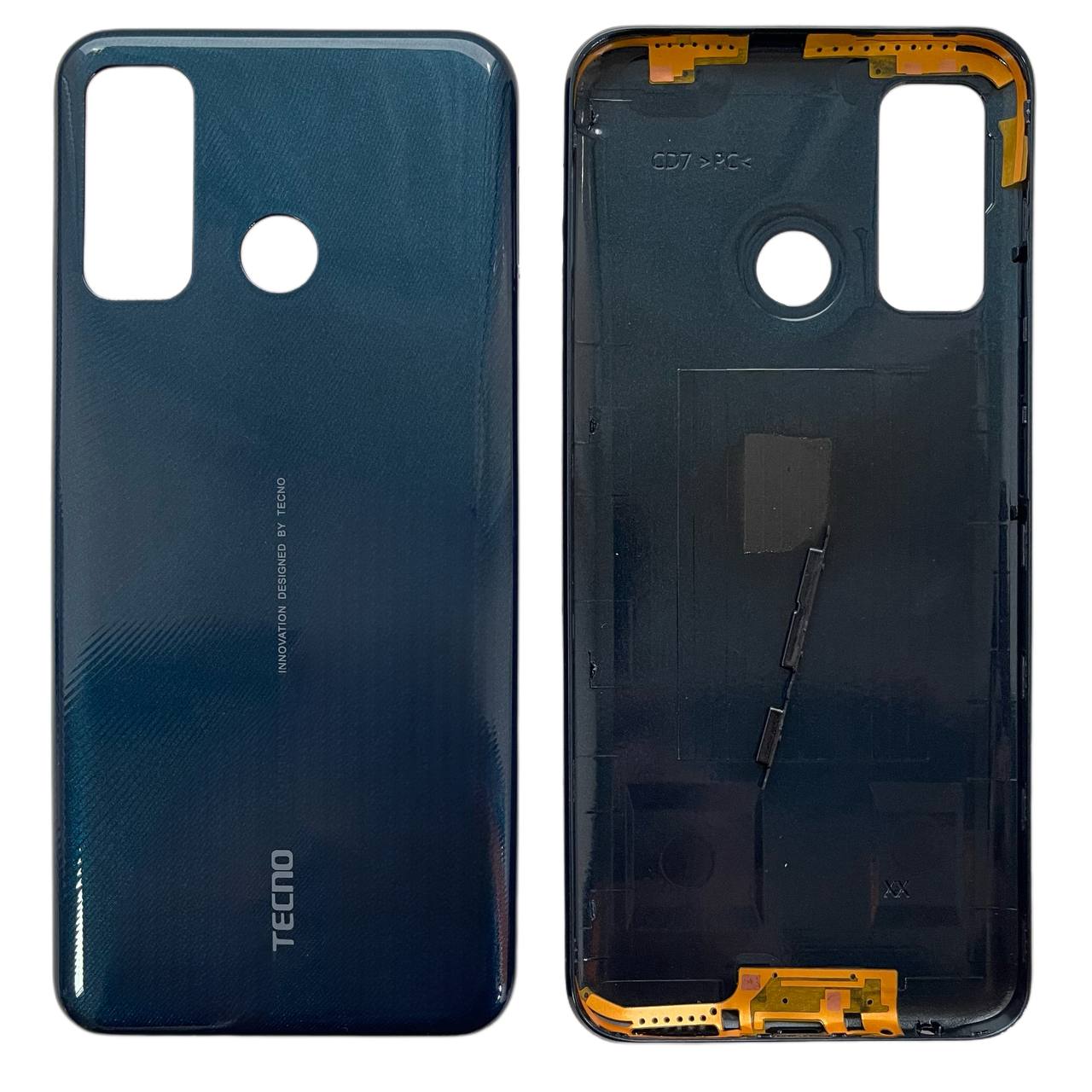 Задня кришка Tecno Camon 15 black (без скла камери)