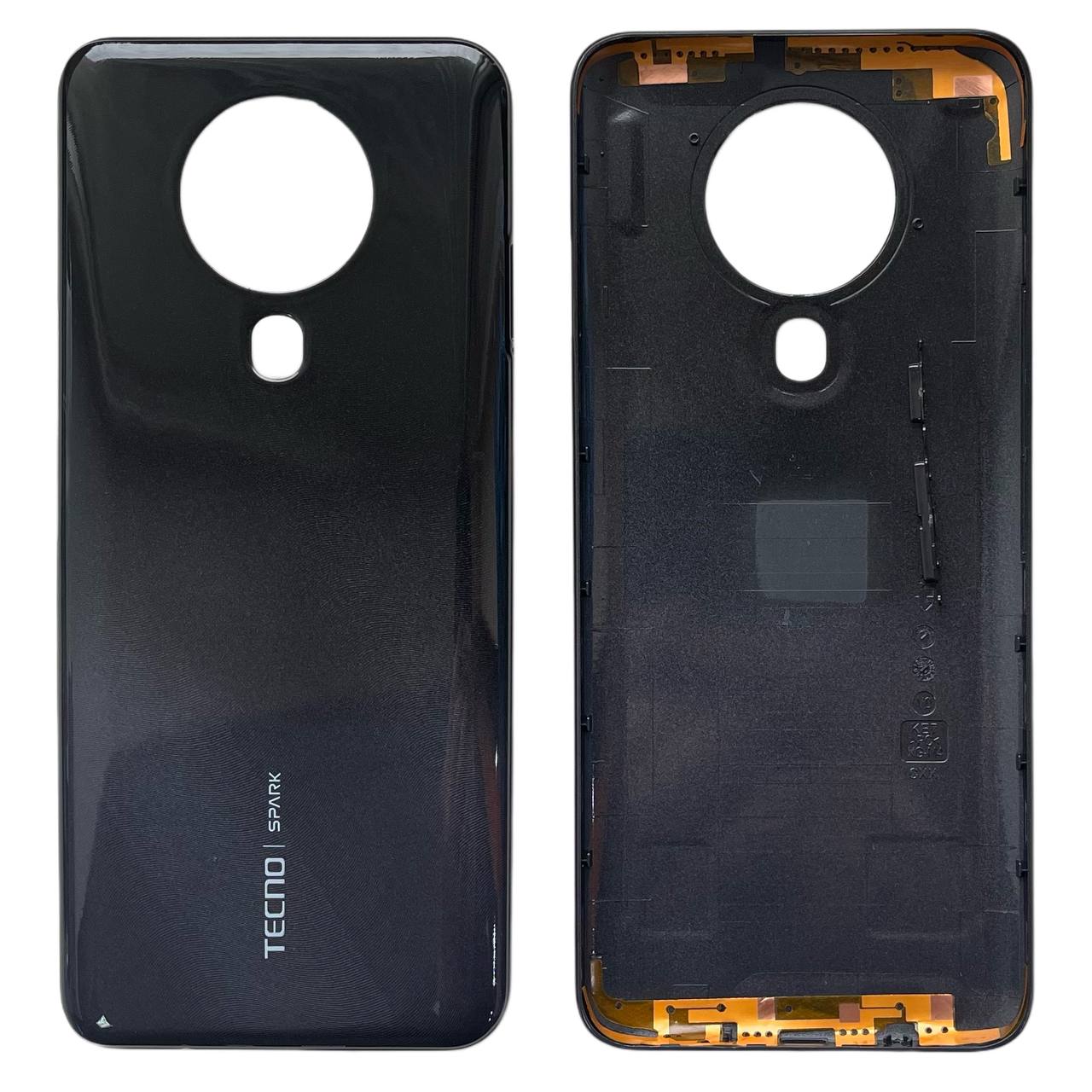 Задня кришка Tecno Spark 6 black (без скла камери)