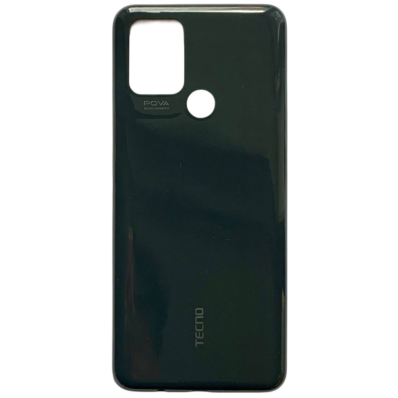 Задня кришка Tecno Pova black (без скла камери)