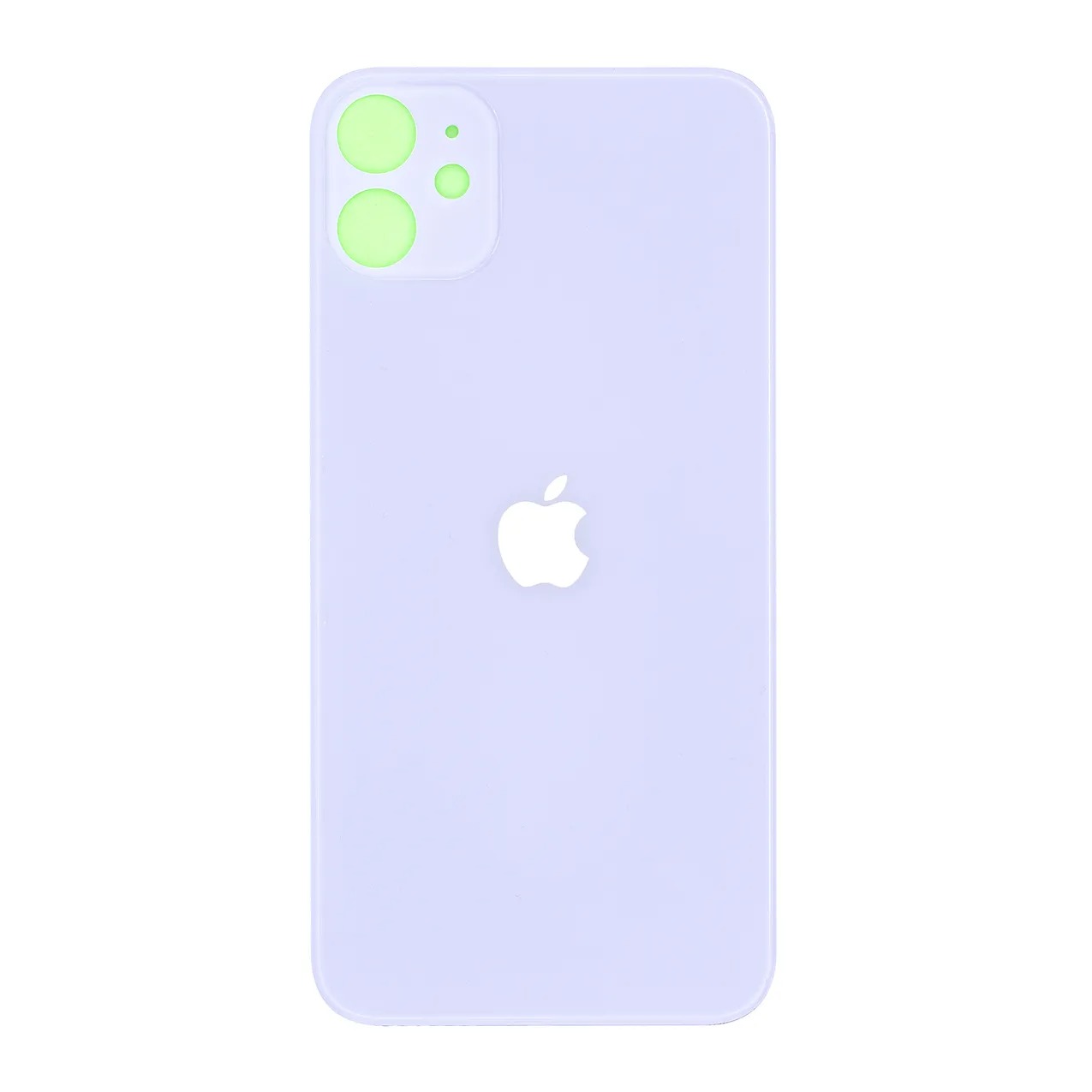 Задняя крышка корпуса iPhone 11 purple, большой вырез под камеру, 1:1 Original