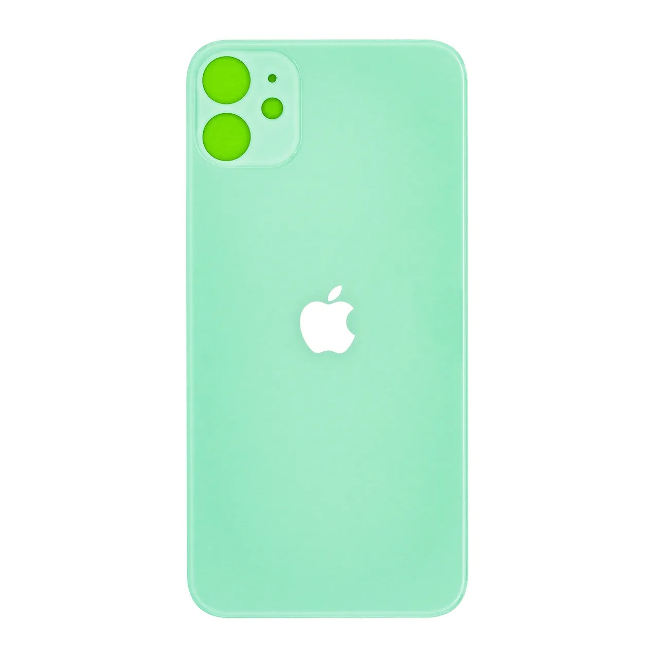 Задня кришка корпуса iPhone 11 green, великий виріз під камеру, 1:1 Original