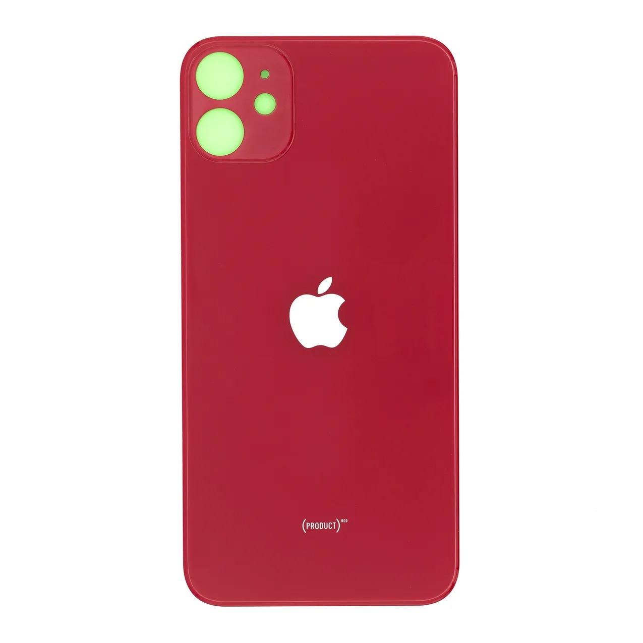 Задняя крышка корпуса iPhone 11 red, большой вырез под камеру, 1:1 Original