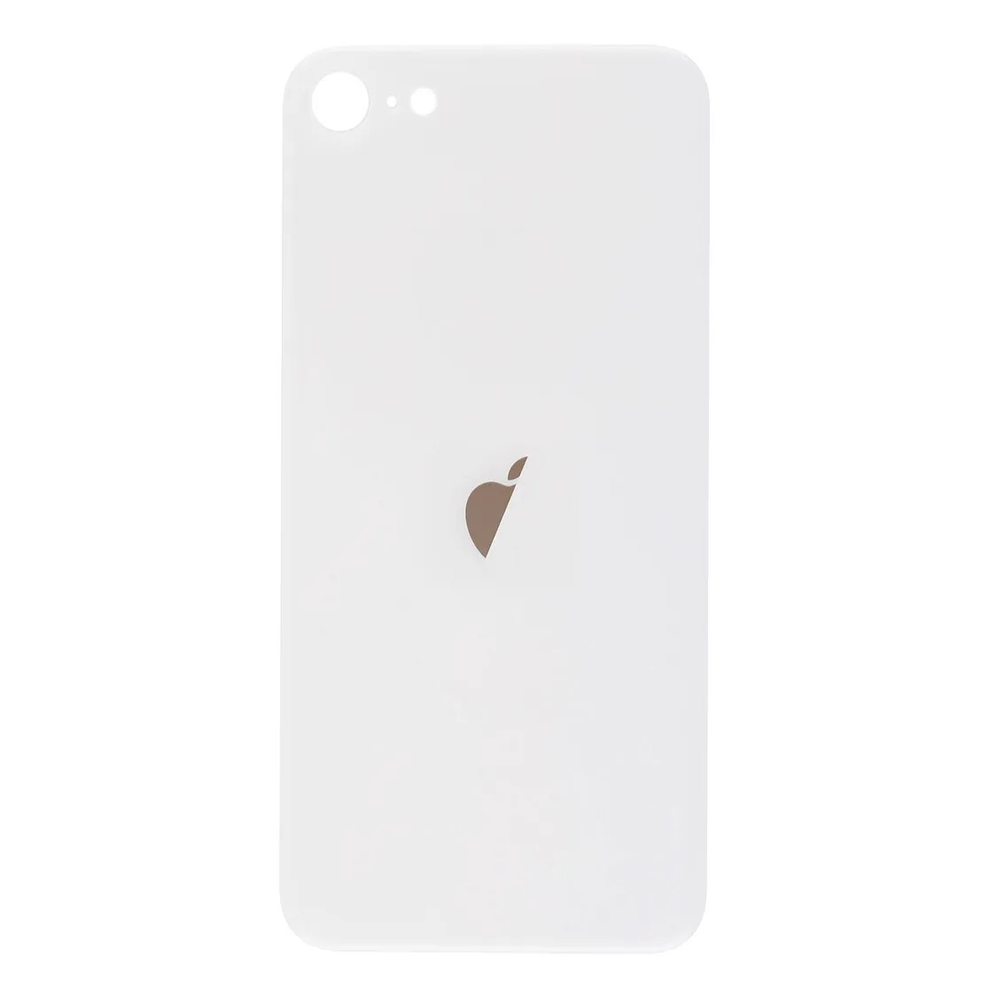 Задня кришка корпуса iPhone SE 2 2020 white, великий виріз під камеру, 1:1 Original
