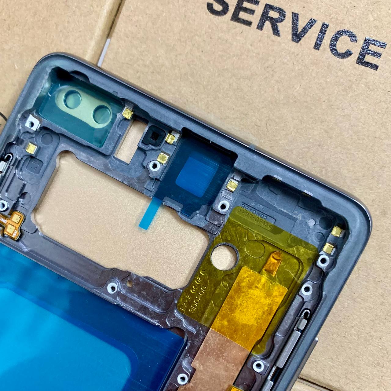 Дисплей Samsung G975 Galaxy S10 Plus silver, з рамкою, INCELL (Краї дисплею не заокруглені)