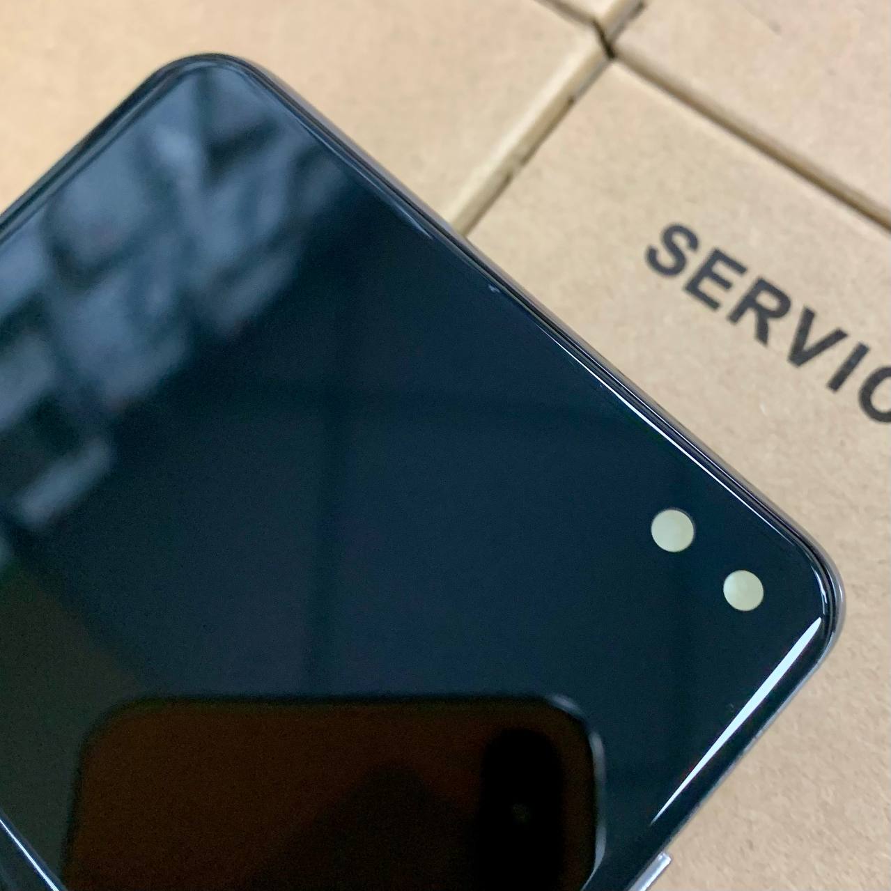 Дисплей Samsung G975 Galaxy S10 Plus silver, з рамкою, INCELL (Краї дисплею не заокруглені)