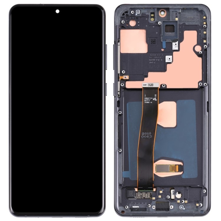 Дисплей Samsung G988 Galaxy S20 Ultra black, з рамкою, OLED