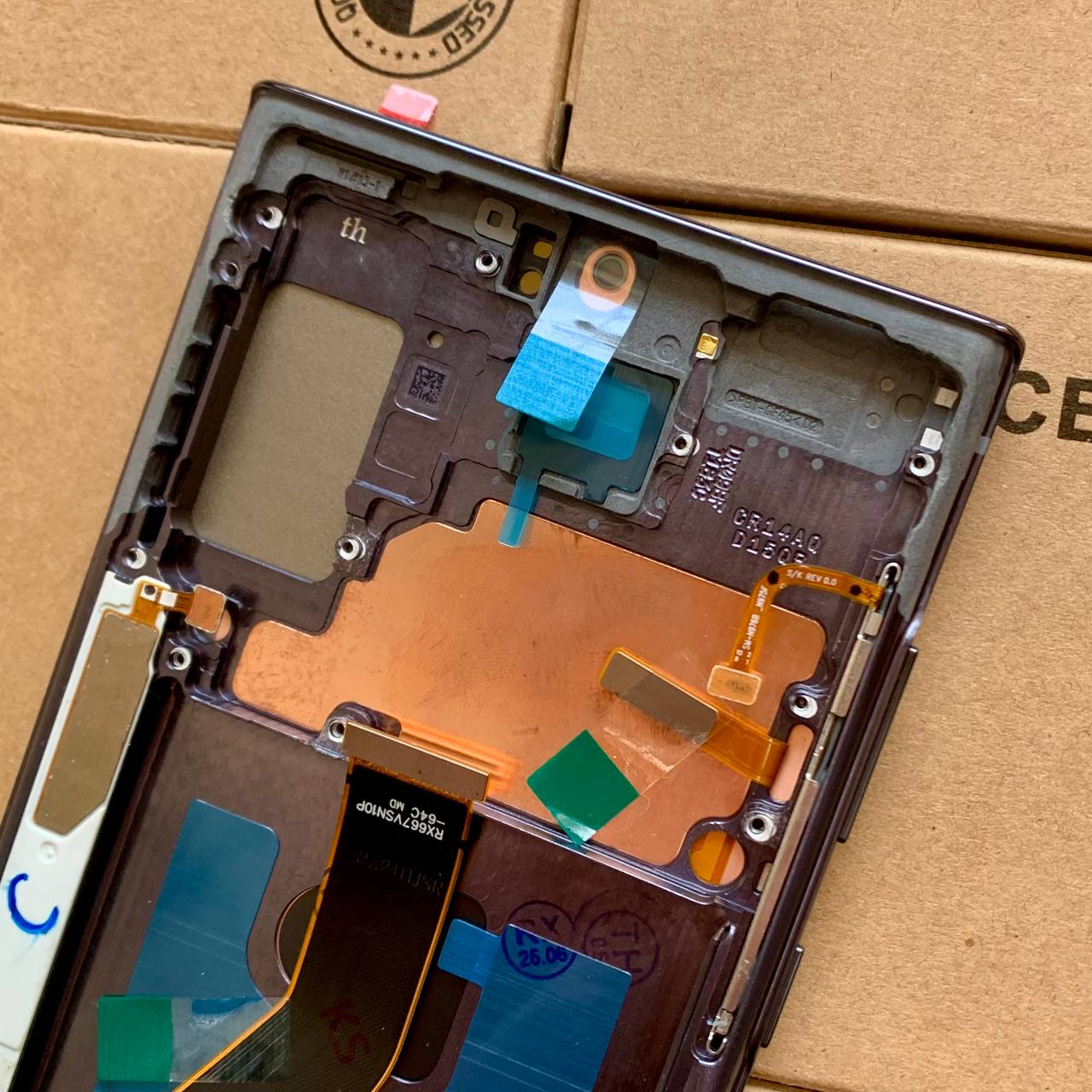 Дисплей Samsung N975 Galaxy Note 10 Plus black, з рамкою, OLED