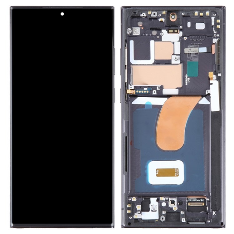 Дисплей Samsung S918B Galaxy S23 Ultra black, з рамкою, OLED